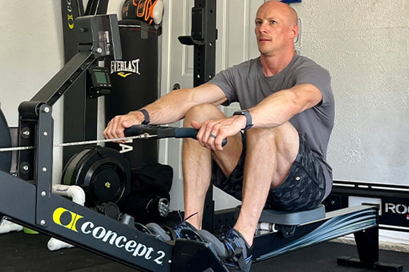 Coach is working out